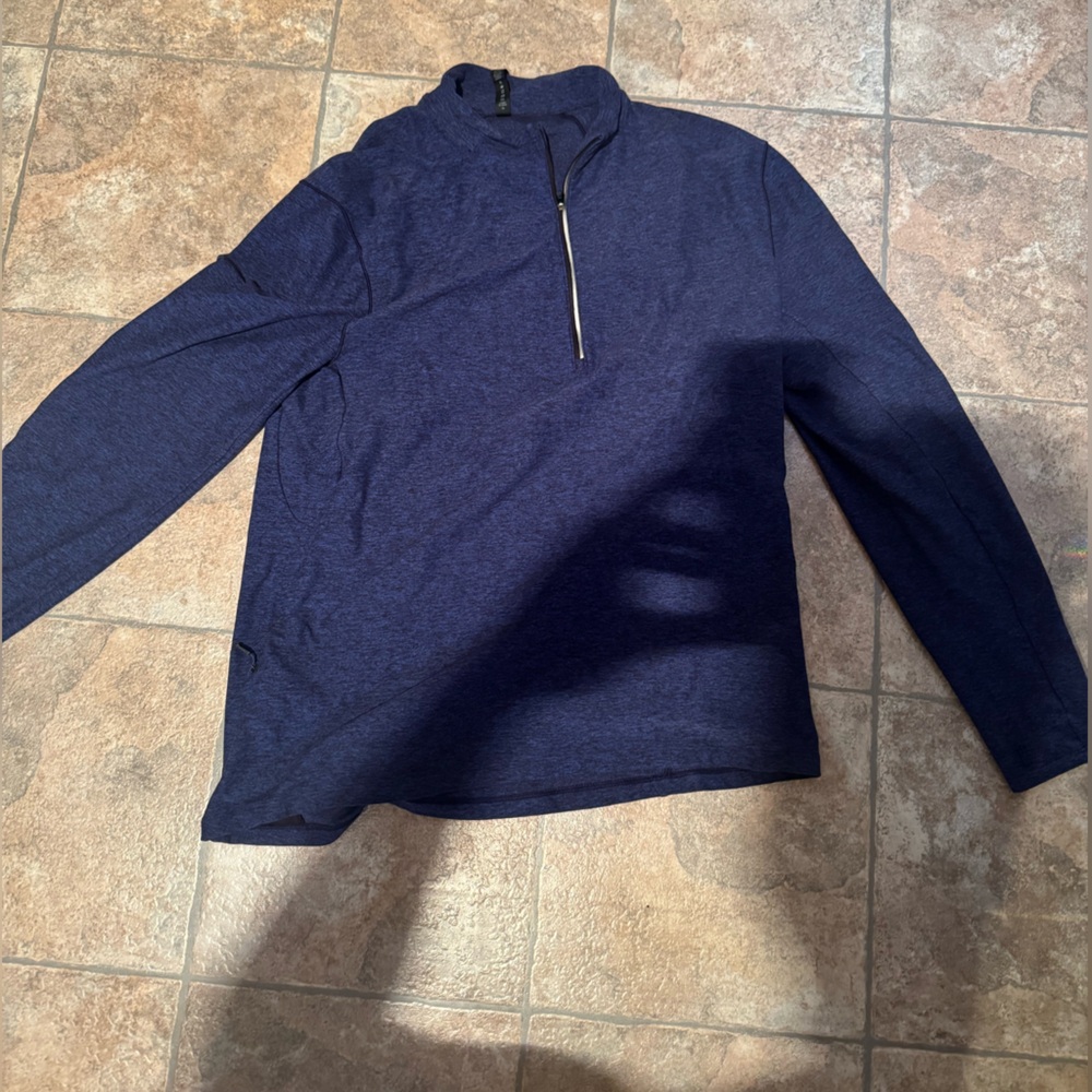 Mens Lululemon Navy blue surge quarter zip